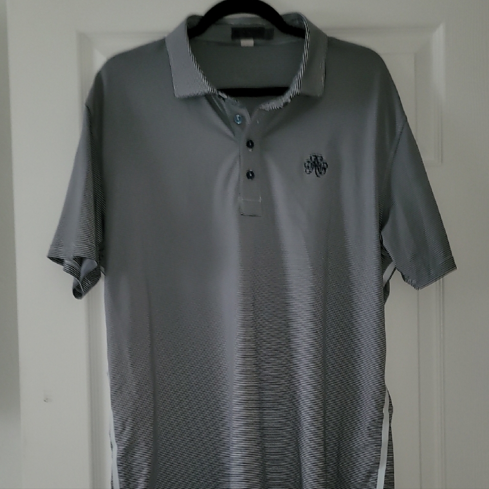 G/FORE Gradient Gray Polo Shirt